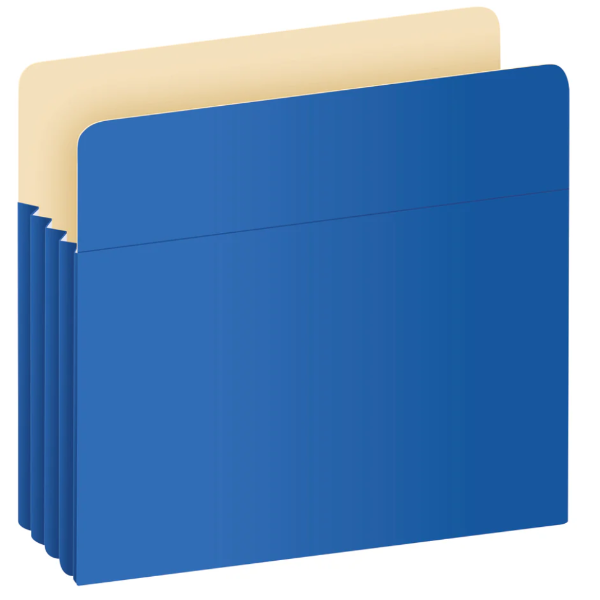 25 NEW PENDAFLEX 3 1/2" EXPANDABLE FILE POCKET - LEGAL 