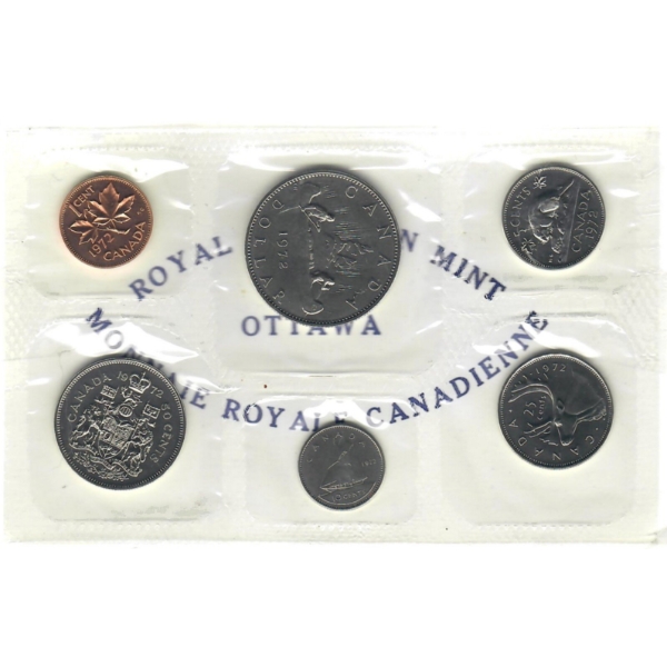 1972 CANADA MINT SEALED COIN SET