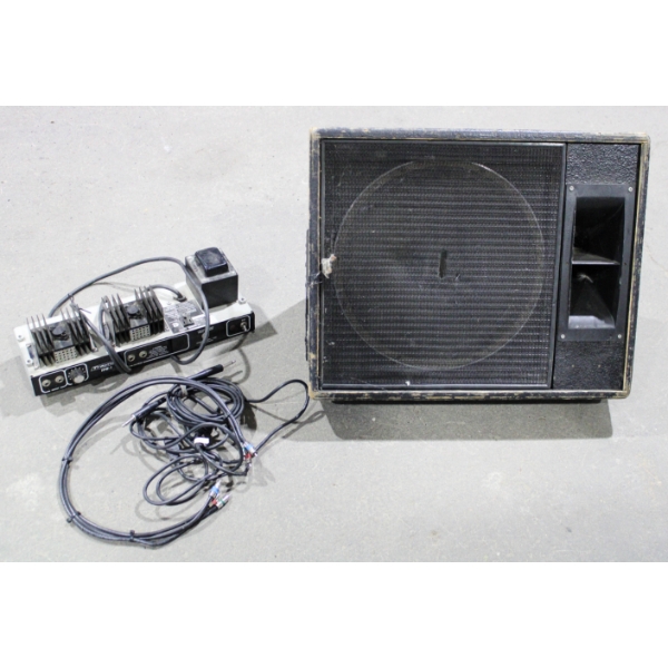 PV SPEAKER MODEL 115HS & TRAYNOR MODEL YPM-1 AMP