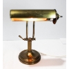 Image 1 : VINT. BRASS ADJUSTABLE BANKERS PIANO DESK LAMP