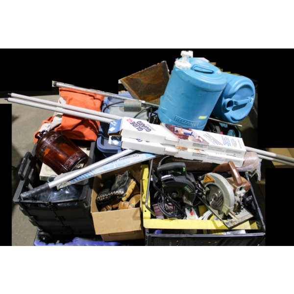 ESTATE TOOLS COLLECTIBLES ETC. PALLET