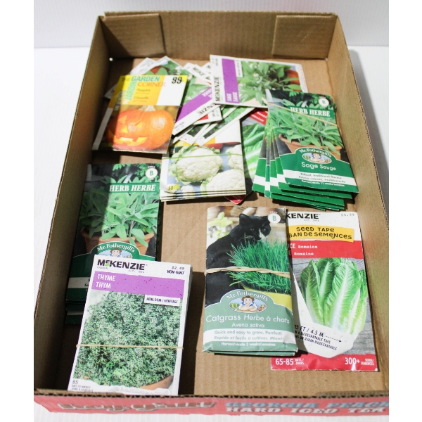 ASST. MCKENZIE MR. FOTHERGILLS SEAD PACKETS - CATGRASS ETC.