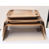 Image 1 : NEW KITCHENWARE - 2 WOOD GRAIN BED TRAYS 