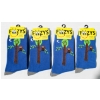Image 1 : 4PR NEW UNISEX FOOZYS SOCKS - OWL - BLUE