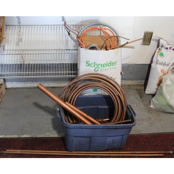 COPPER PIPE & ASST. WIRES SCRAP METAL