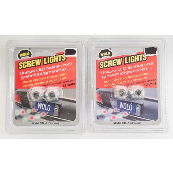 2 WOLO LED SCREW LIGHTS STL-5