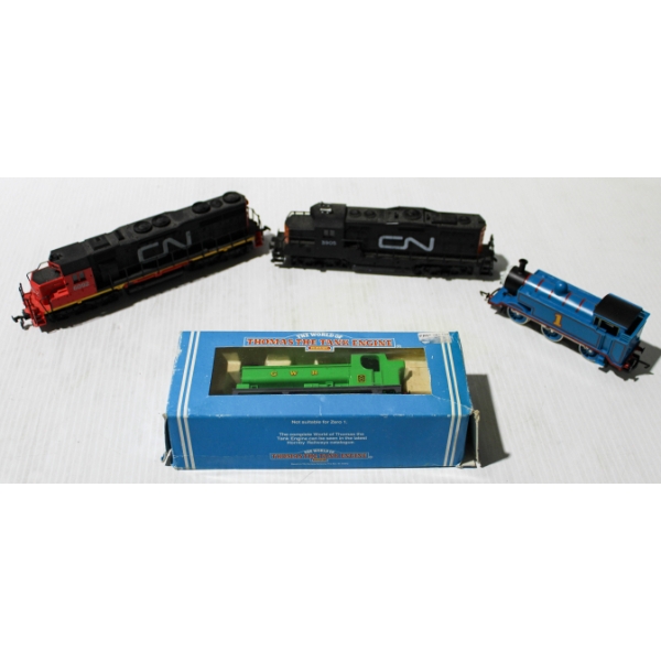 2 CN HO ELECTRIC TRAIN ENGINES & 2 ASST. ENGINES