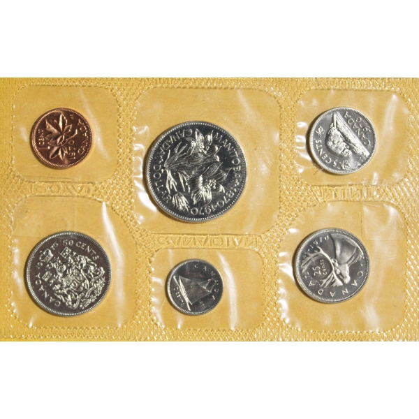 1970 MANITOBA PROOF MINT SEALED COIN SET