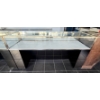 GLASS DISPLAY CASE WITH BLACK MIRROR BASE
