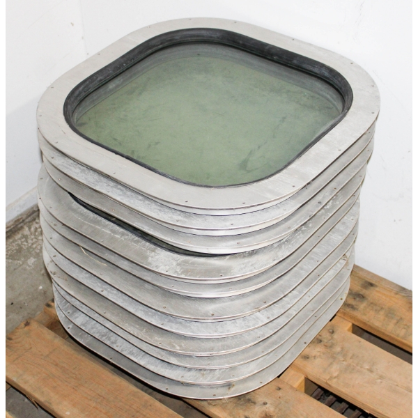 11 UNUSED MARINE PORTHOLES / HATCH WINDOWS