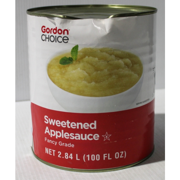 2.84L GORDON CHOICE SWEETENED APPLESAUCE 