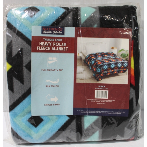 NEW NU TRENDZ THUNDER SPIRIT POLAR FLEECE BLANKET