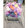 Image 1 : METAL DISPLAY BIN W/ OVER 50 PKS NEW PARTY STREAMERS 