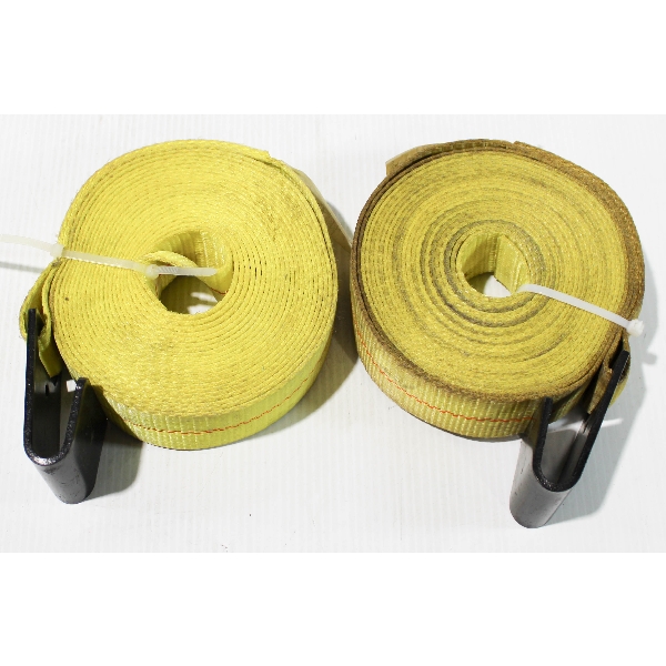 4 FLAT HOOK 2" WINCH STRAP