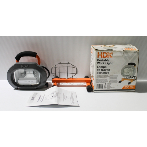 HDX 250W PORTABLE WORK LIGHT
