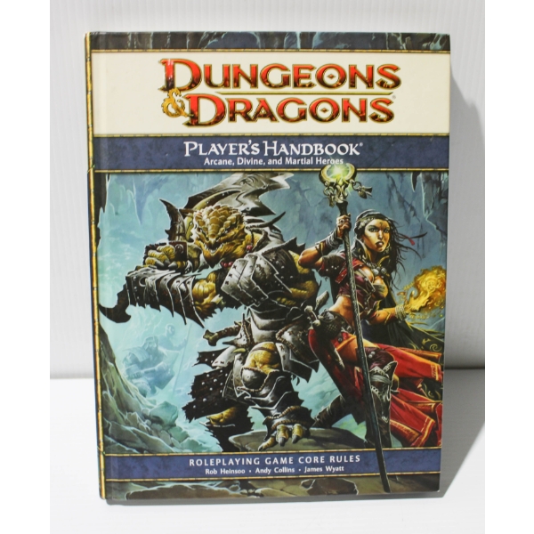2008 DUNGEONS & DRAGONS PLAYER'S HANDBOOK HC BOOK