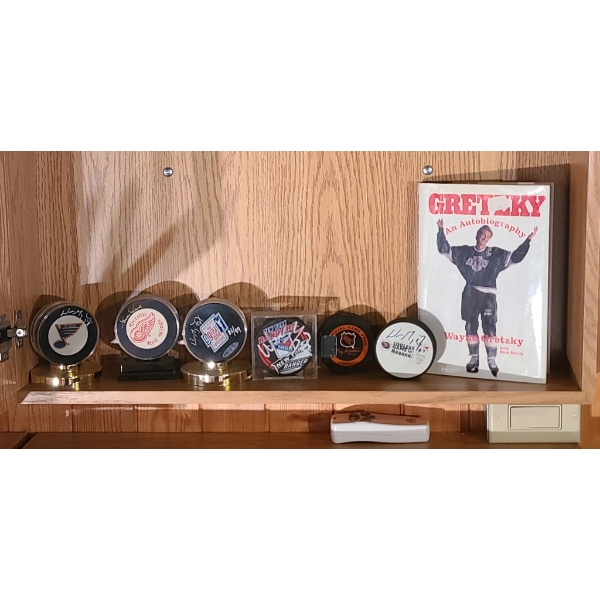 COLLECTOR HOCKEY PUCKS WAYNE GRETZKY EDITIONS