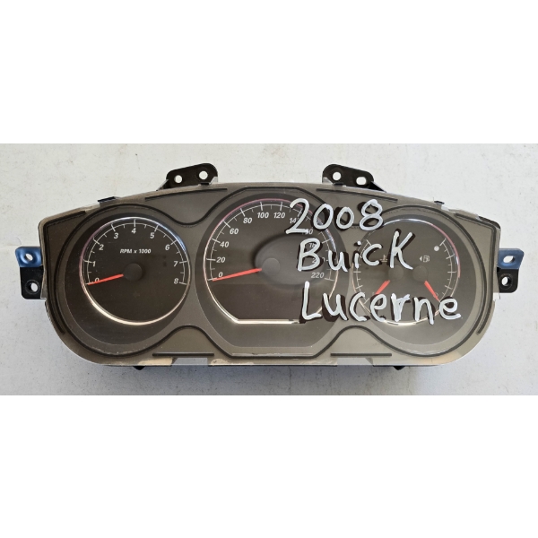 SALVAGE DASHBOARD FOR 2008 BUICK LUCERNE