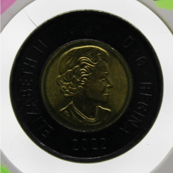 2022 MEMORY OF QUEEN LIZ UNC. $2 DOLLAR COIN