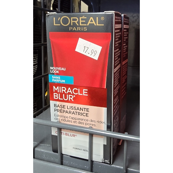 TWO L'OREAL MIRACLE BLUR PRIMING SKIN SMOOTHER - 35ML EACH