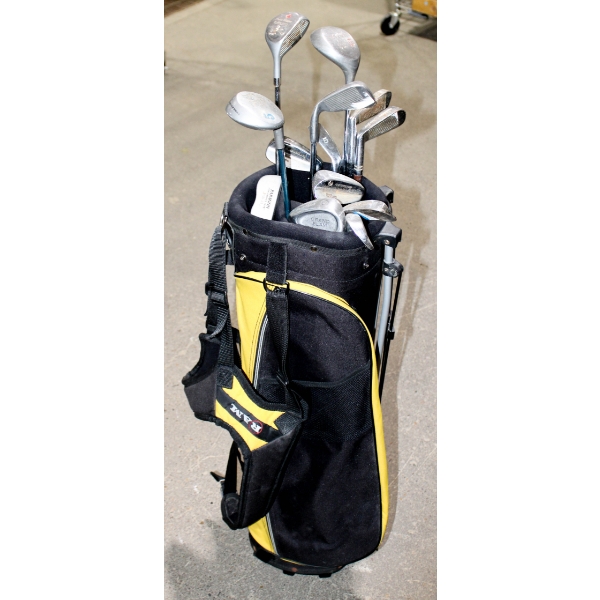 13 PC GOLF CLUB SET W/ RAM BRAND CADDY