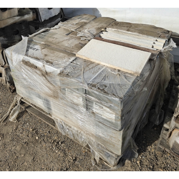 PALLET OF HIGH END DECORATIVE FLAT STONE WALL INLAYS