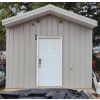 Image 2 : INSULATED HEATED SHOP / CABIN W/ METAL SIDING - 12 FT W X 20 FT L - 8 FT WALLS