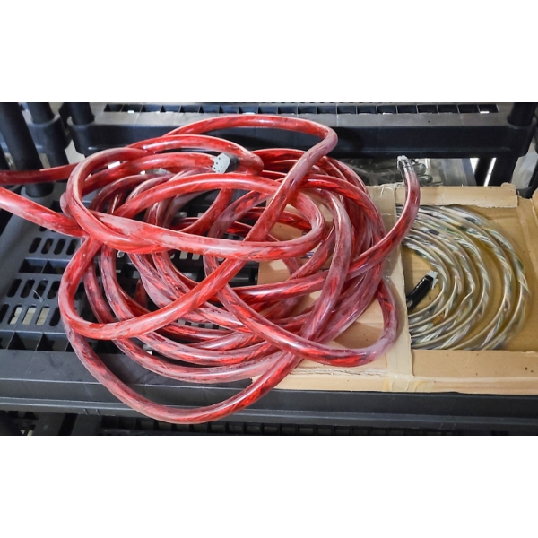 RED & CLEAR LED ROPE LIGHTING 