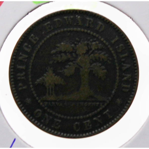 1871 PRINCE EDWARD ISLAND VICTORIAN LARGE PENNY