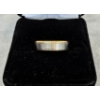 NEW 2 TONE TITANIUM MEN'S RING - SIZE 6
