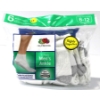 Image 1 : 6PR FRUIT OF LOOM MENS WHT / GREY CREW SOCKS