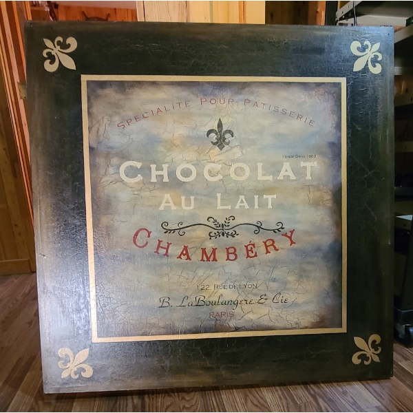 CHOCOLAT AU LAIT CHAMBERY CANVAS WALL ART 