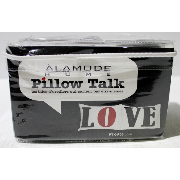 2 NEW LO/VE ALAMODE PILLOWCASES - SIZE 20" X 27"