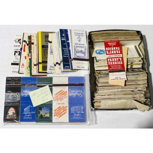 200+ VINTAGE MATCHBOX ADVERTISING COVERS