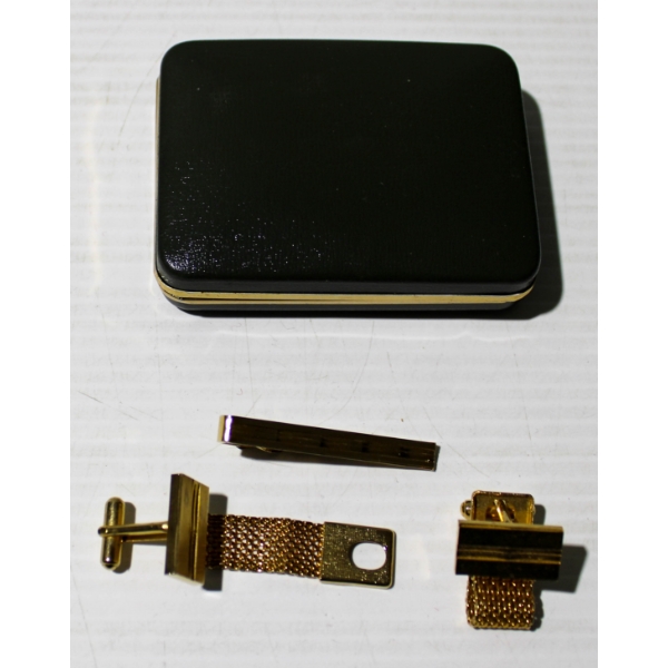 MEN'S CUFFLINKS & TIECLIP