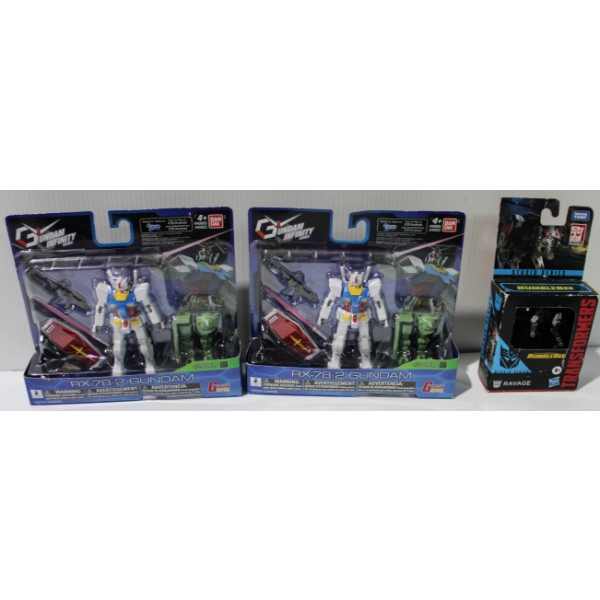 NEW GUNDAM INFINITY SERIES ACTION FIGURES ETC.