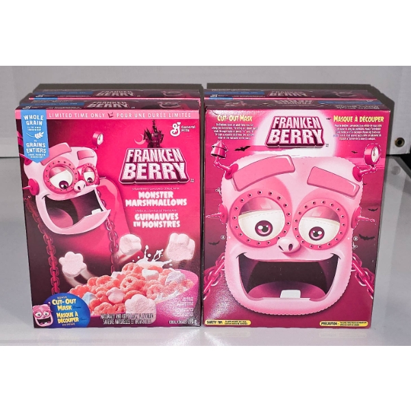 4 X 270G FRANKEN BERRY MONSTER CEREAL 