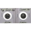 Image 1 : 1964 - '65 SEPERATE OBVOURS HEADS 10 CENTS