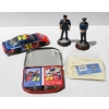Image 1 : #24 JEFF GORDON RACE CAR W/ PLAYING CARDS & 2 BLUE HATS FIGURINES