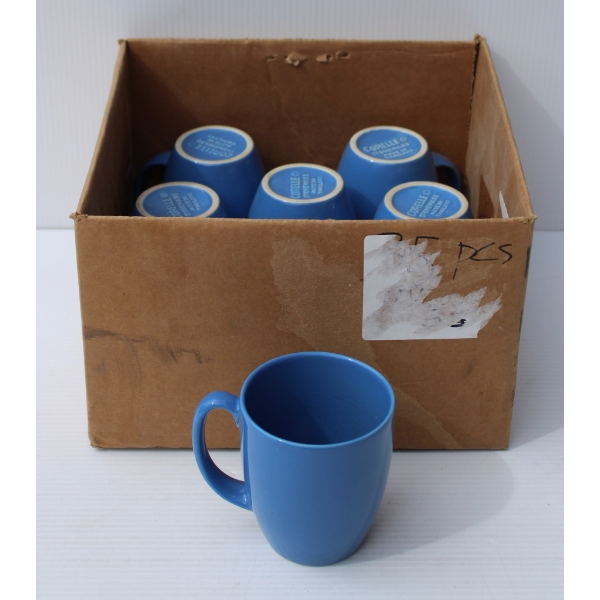 8 CORELLE STONEWARE MUGS / CUPS