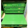 Image 3 : 4 DRAWER METAL PARTS CABINET W/ CONTENTS