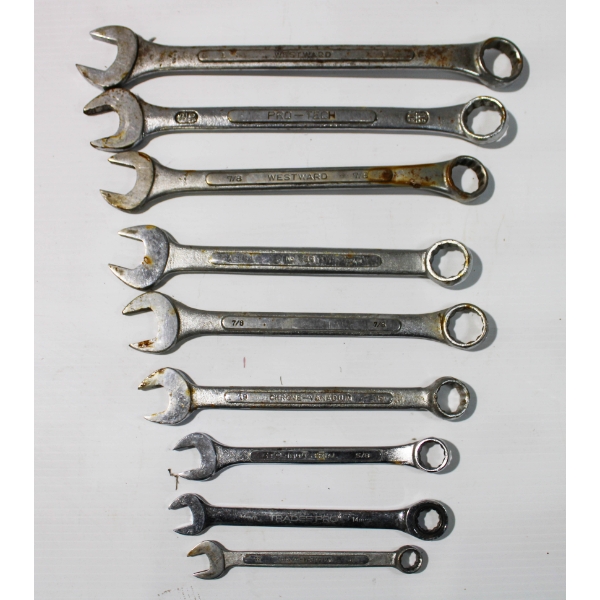 ASST. WRENCHES - 1  WESTWARD - 7/8  WESTWARD ETC.