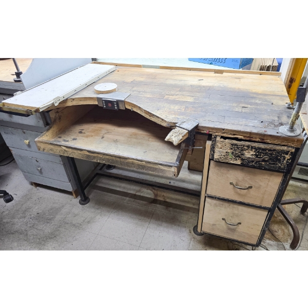 JEWELERS WORK BENCH - WITH GRS BENCH BLOCK SYSTEM
