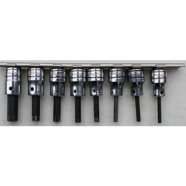 8PC SNAP-ON 3/8" DRIVE HEX HEAD SOCKETS