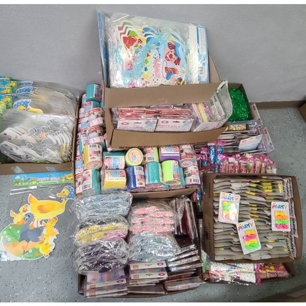 NEW PARTY GALA DECORATIONS ETC.