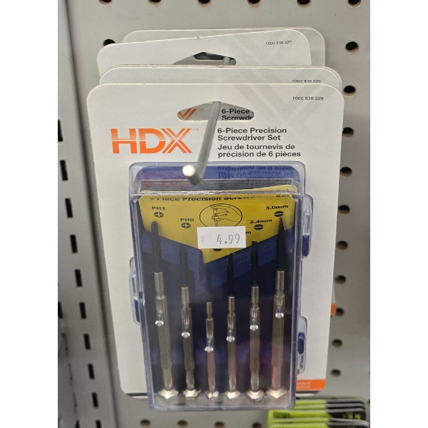 FOUR 6PCS PRECISION SCREWDRIVER SETS