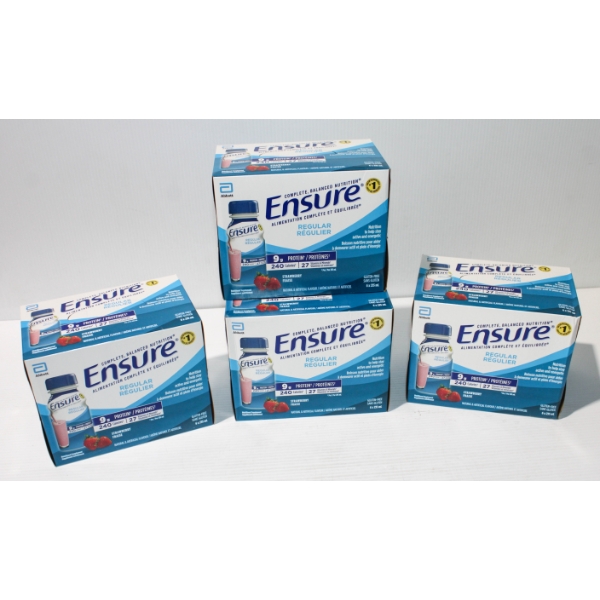 24 X 235ML STRAWBERRY ENSURE NUTRITIONAL SUPPLEMENT