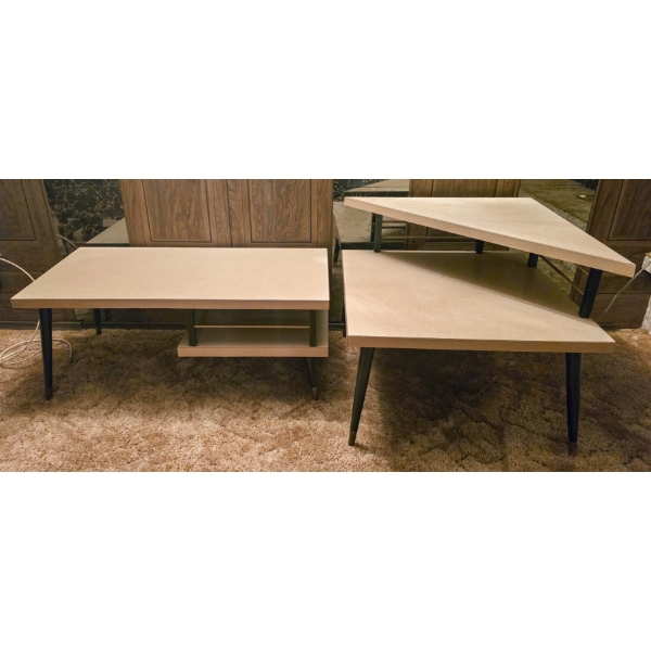 RETRO COFFEE AND CORNER TABLES - IN GREAT SHAPE