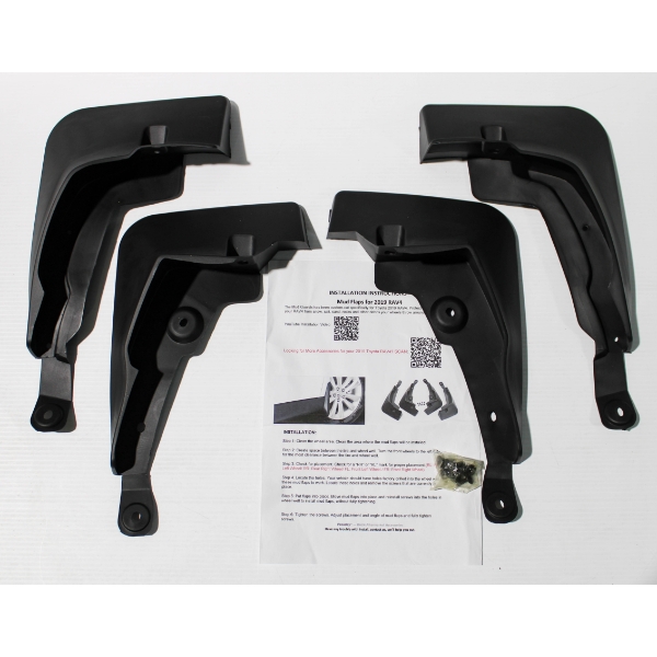 4 NEW MUD GUARDS TOYOTA 2019 RAVA 
