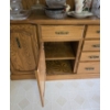 Image 2 : HEAVY WOOD HUTCH WITH MIRROR BACK